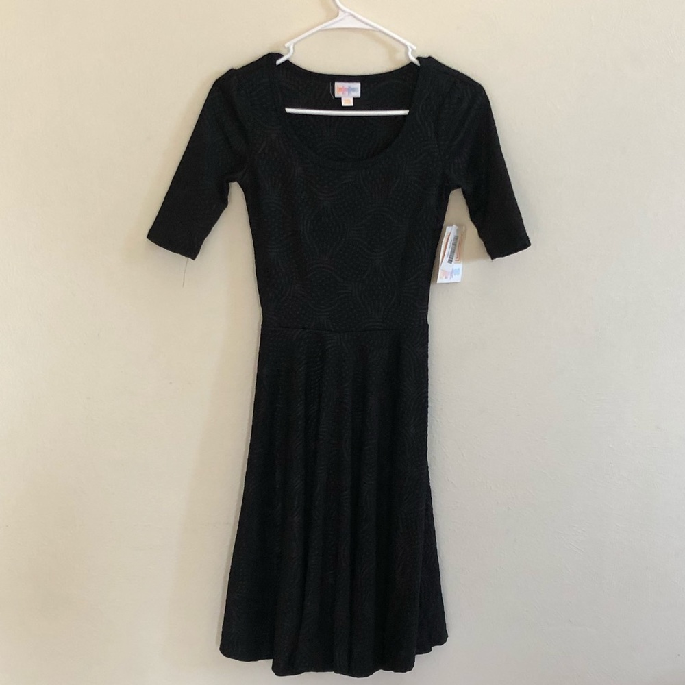 LuLaRoe Black Nicole XXS - NWT
